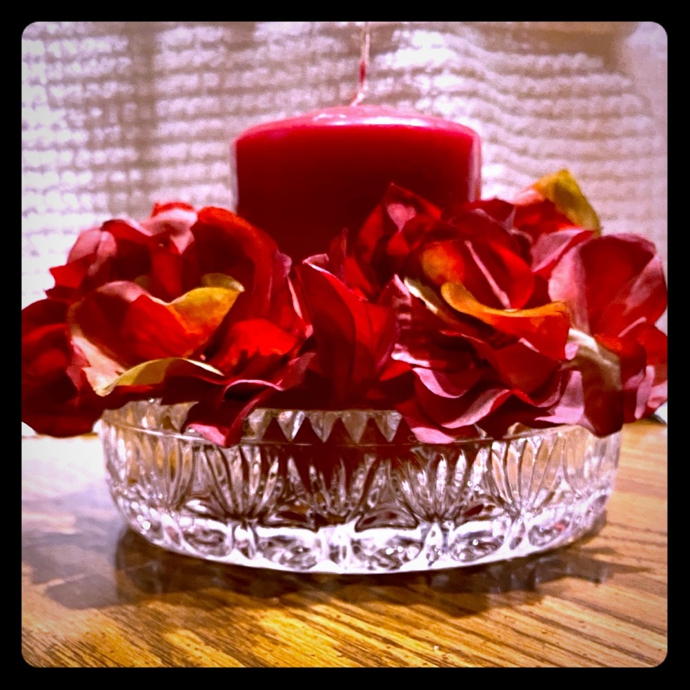 Vintage Princess House Lead Crystal Candleholder